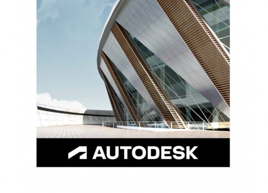 an image of a building with Autodesk branding at the bottom