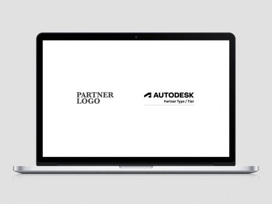 Presentation final slide example with Autodesk logo