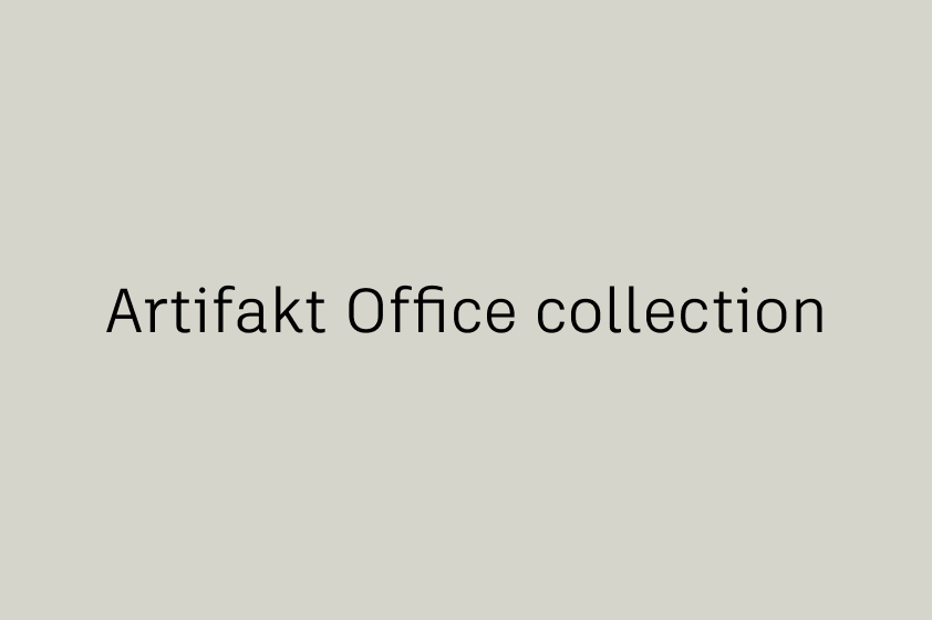 The words 'Artifakt Office Collection' are shown typeset in Artifakt Element against a light gray background